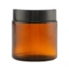 Wholesale tea-colored glass cream bottles, 50g empty skin care cream bottles, 100g thickened cosmetic bottles Item Picture